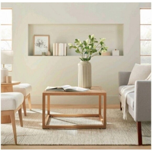 16" Large Ceramic Vase Taupe - Hearth & Hand with Magnolia - NEW - Picture 3 of 3